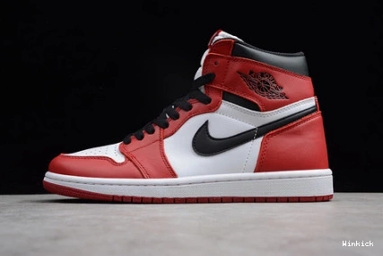 RETRO JORDAN RED AIR CHICAGO 1 OG HIGH 555088-101 1209